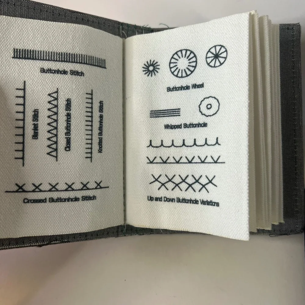 Compact Gray Sewing Kit with Multicolor Thread & Tools